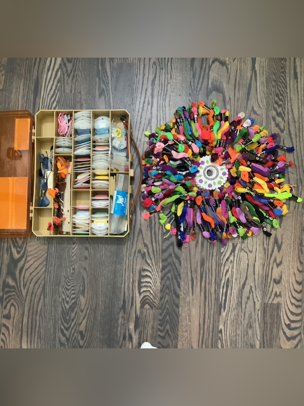 Bundle of around 200 Embroidery Thread Cross Stitch Floss